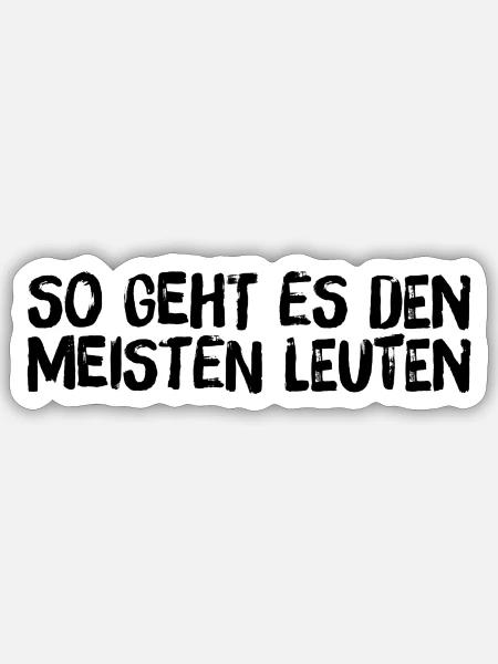 mein Mitgefühl - Sticker Größe S (10 x 10 cm) - Mattweiß