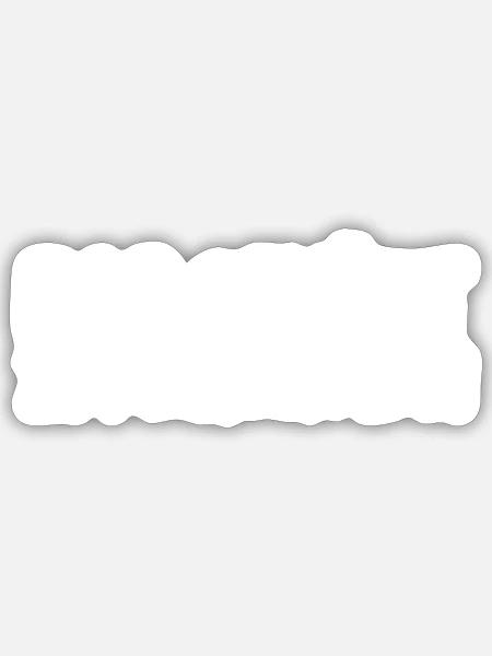 so sieht der Plan aus - Sticker Größe S (10 x 10 cm) - Mattweiß