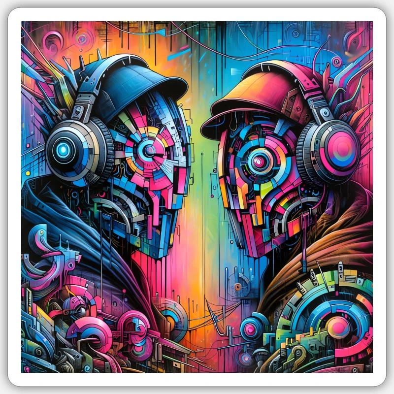 output image 65652790dde90 - Sticker size S (10 x 10 cm) - white matte