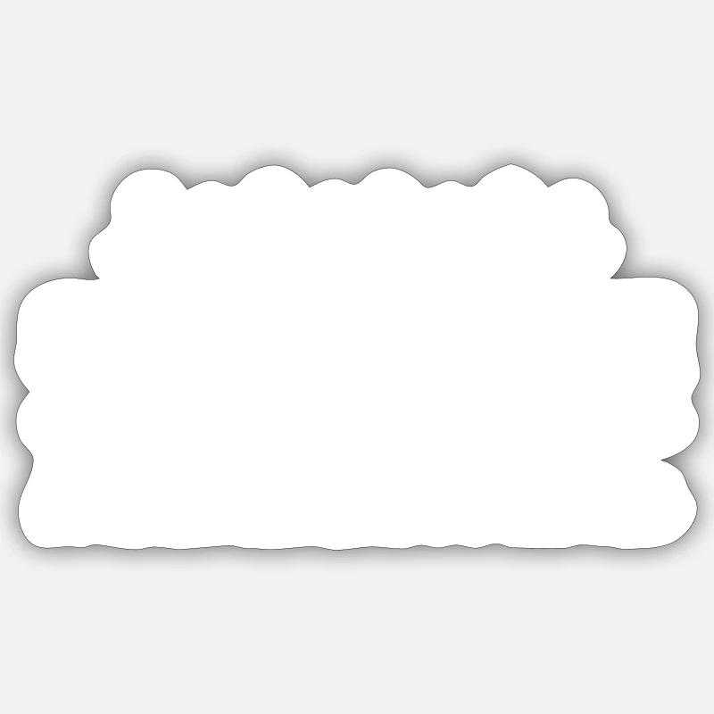 sie sind toll - Sticker Größe S (10 x 10 cm) - Mattweiß
