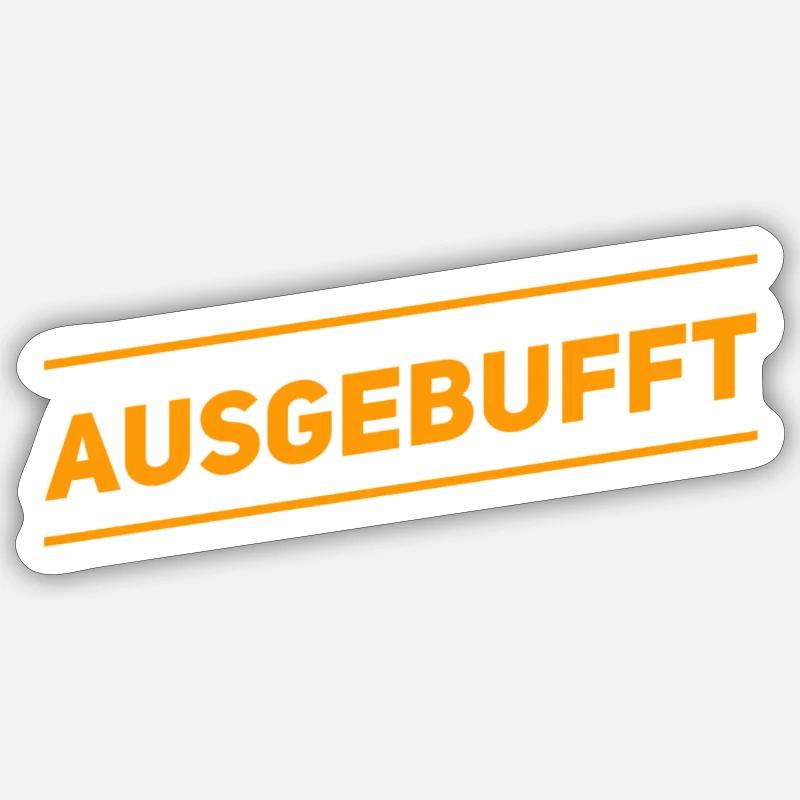 ich bin ein Fuchs - Sticker Größe S (10 x 10 cm) - Mattweiß