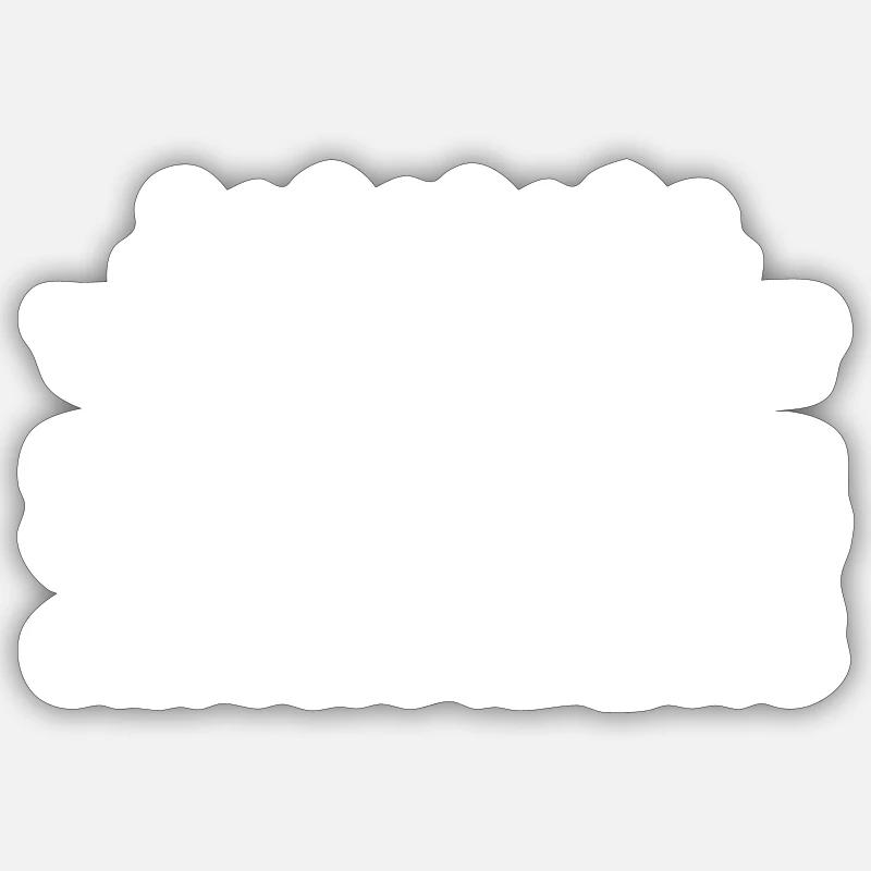 verschwinde nie von einer Hochzeit Sticker Größe S (10 x 10 cm)