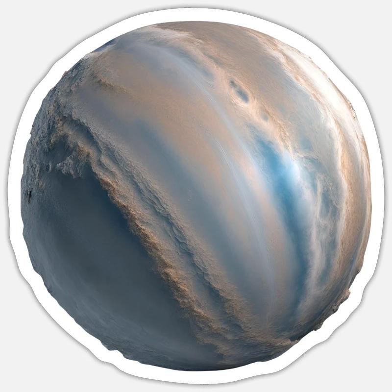 Planète Neptune Sticker taille S (10 x 10 cm)