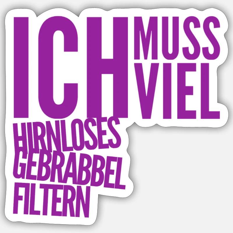 Sticker Größe S (10 x 10 cm) - 