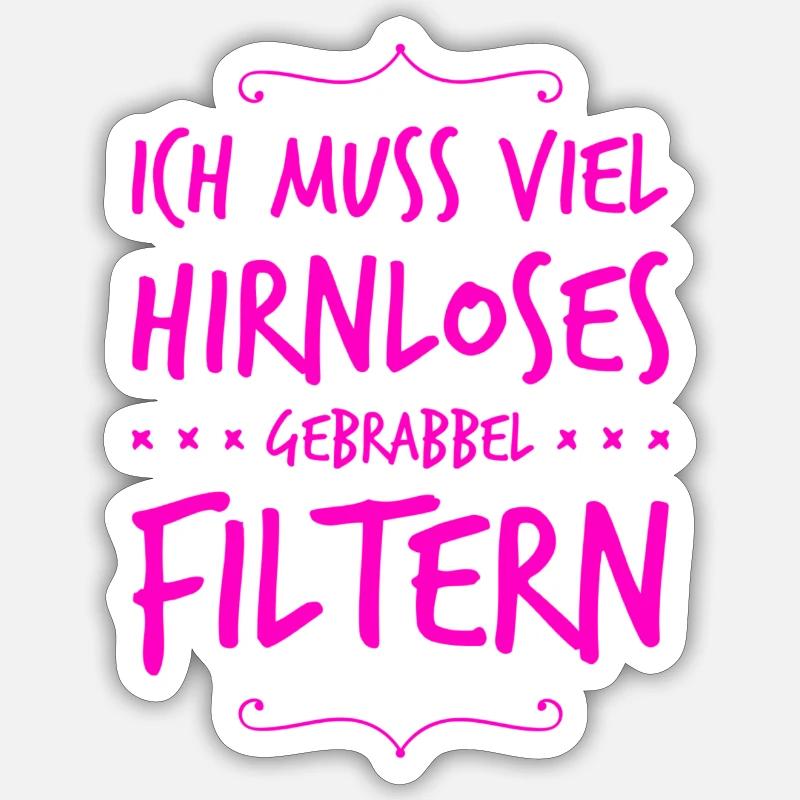 Sticker Größe S (10 x 10 cm) - 