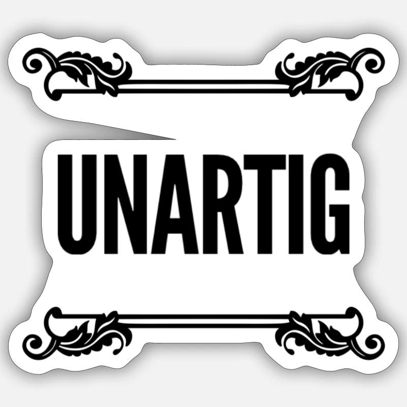 frech sein geht immer - Sticker Größe S (10 x 10 cm) - Mattweiß