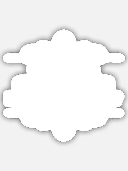 ich bleibe locker - Sticker Größe S (10 x 10 cm) - Mattweiß