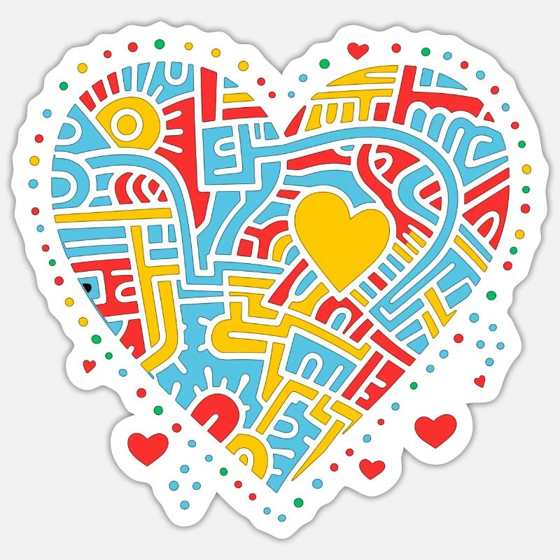 Sticker Größe S (10 x 10 cm) - 