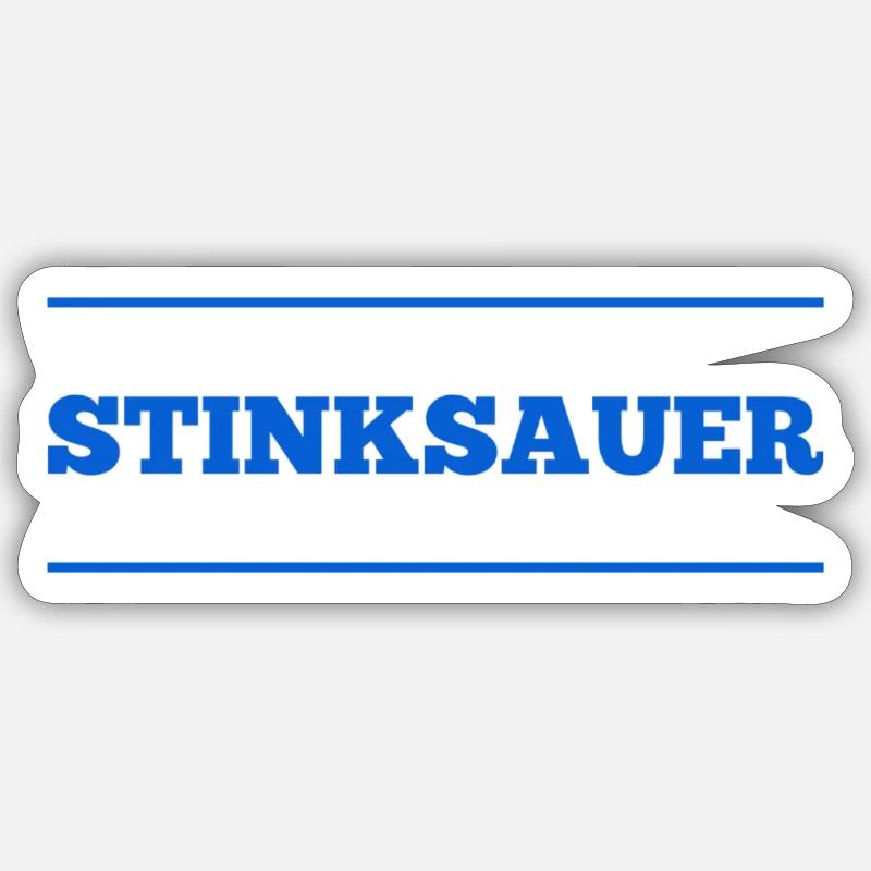 ich bin wütend - Sticker Größe S (10 x 10 cm) - Mattweiß