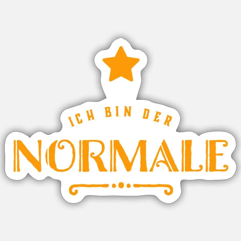 ich bin durchschnittlich Sticker Größe S (10 x 10 cm)