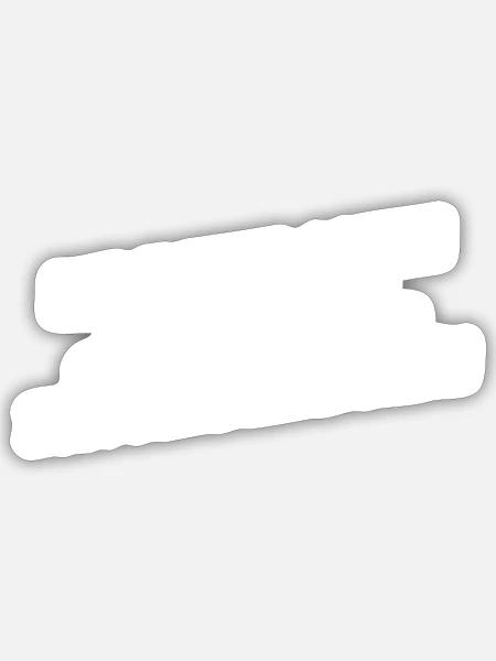 ich mag das Drama - Sticker Größe S (10 x 10 cm) - Mattweiß
