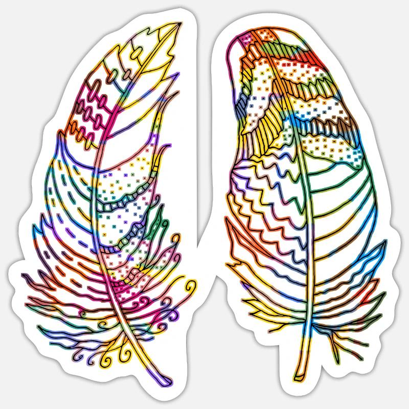 Stylo - Sticker taille S (10 x 10 cm) - blanc mat