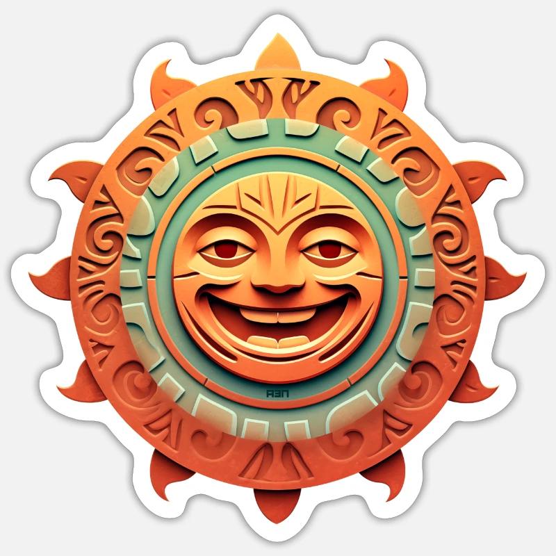 Amuleto del Sole Sticker formato S (10 x 10 cm)