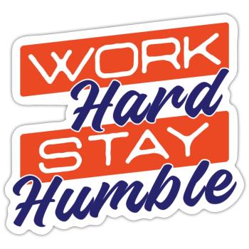 Arbeitskollege Statement Job Erfolg Karriere - Sticker Größe S (10 x 10 cm) - Mattweiß - Vorne