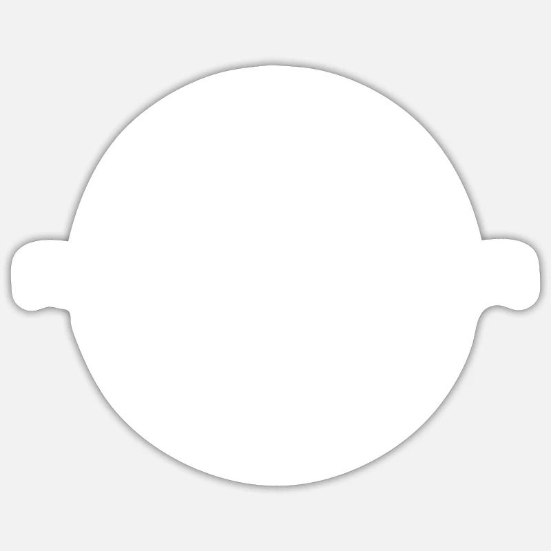 Moin - Sticker size S (10 x 10 cm) - white matte