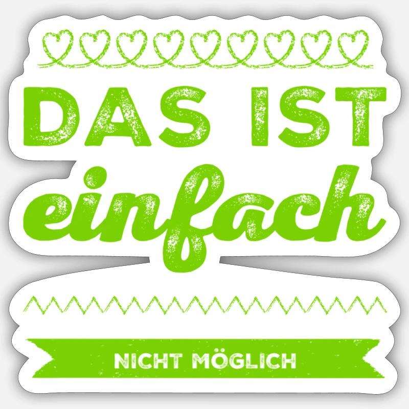 Sticker Größe S (10 x 10 cm) - 