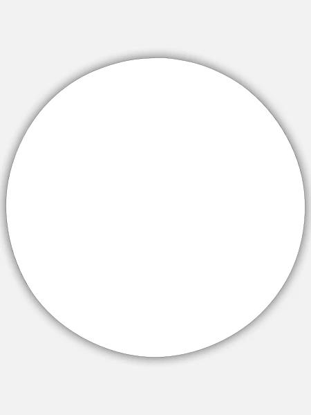 ich zeig es ihnen - Sticker Größe S (10 x 10 cm) - Mattweiß