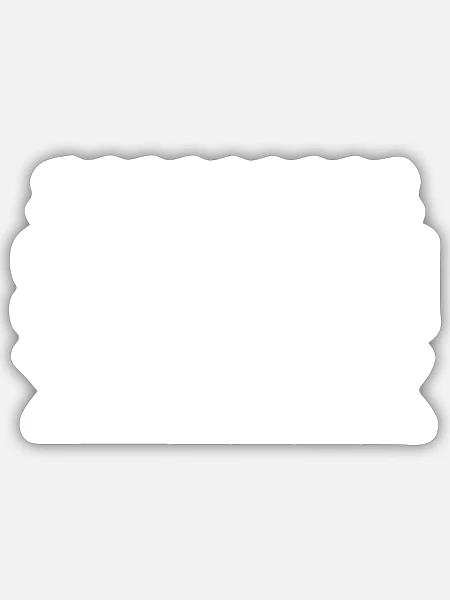 richtig dumm - Sticker Größe S (10 x 10 cm) - Mattweiß