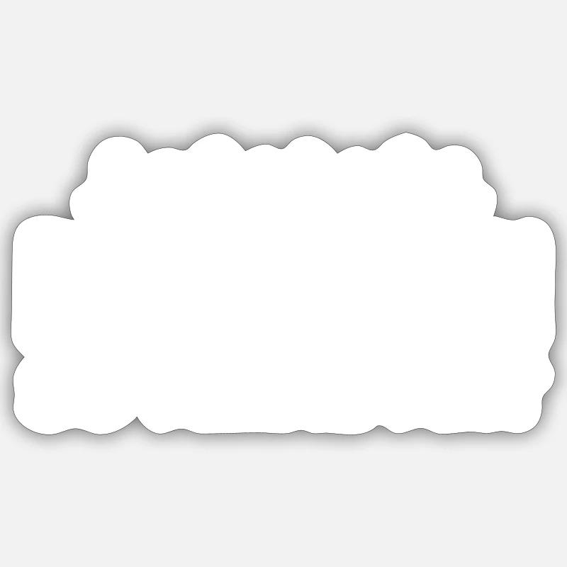 so bin ich eben Sticker Größe S (10 x 10 cm)