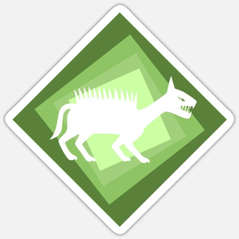 Sticker Größe S (10 x 10 cm) - 