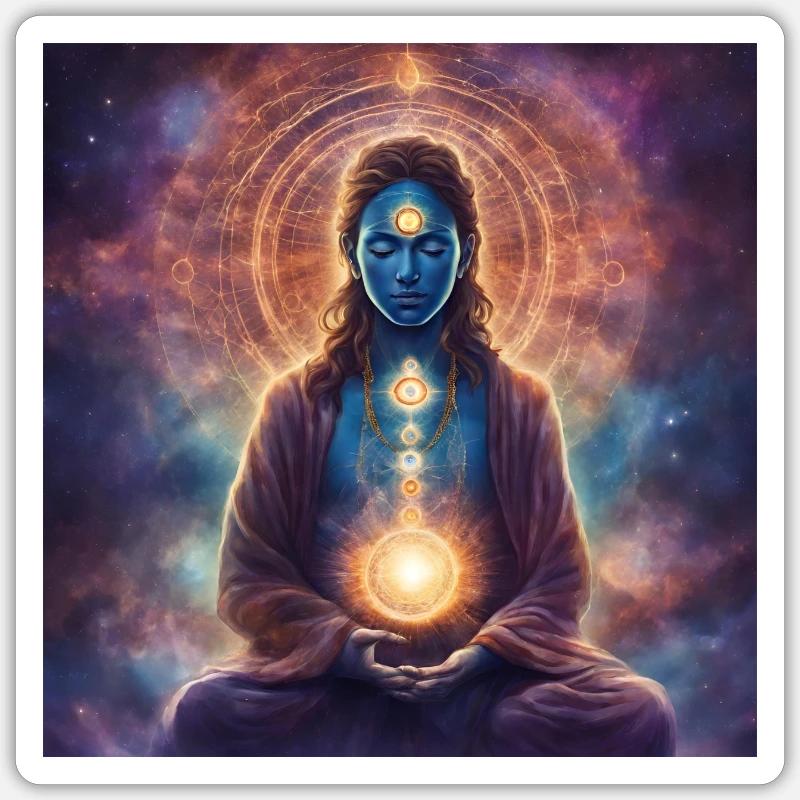 Astrologie spatiale Sticker taille S (10 x 10 cm)