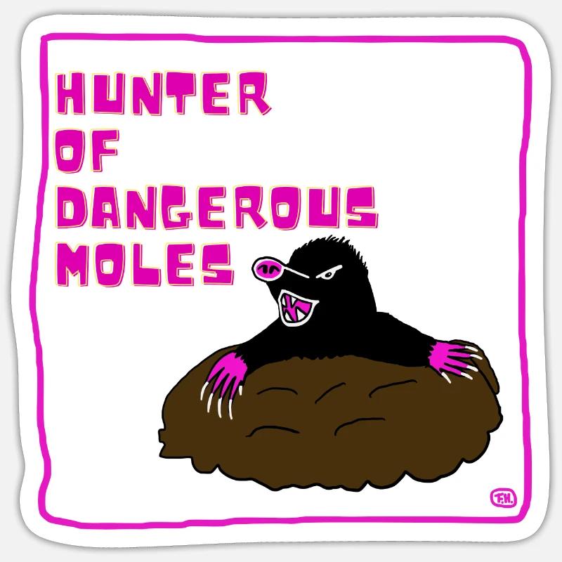 Molehunter Sticker Größe S (10 x 10 cm)