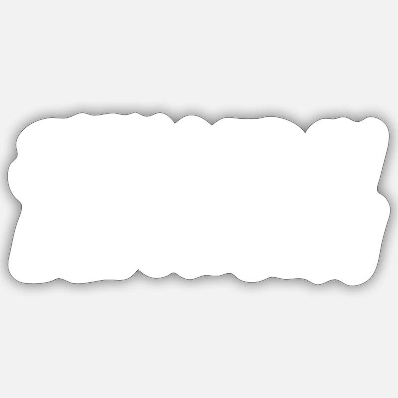 sieh mich an - Sticker Größe S (10 x 10 cm) - Mattweiß