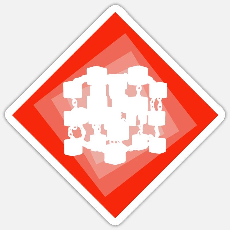 Sticker Größe S (10 x 10 cm) - 