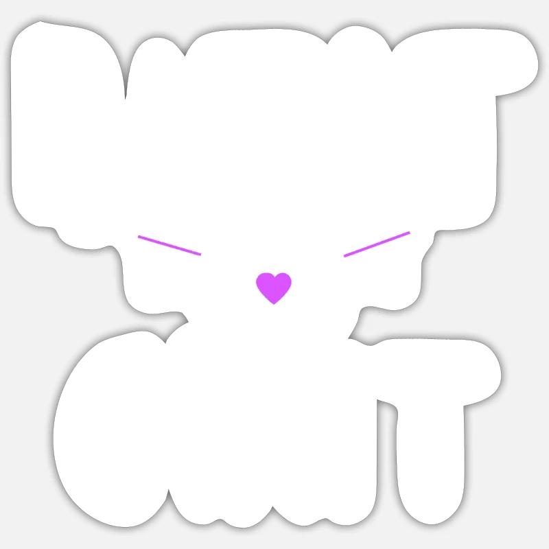 P'tit chat 3 Sticker size S (10 x 10 cm)