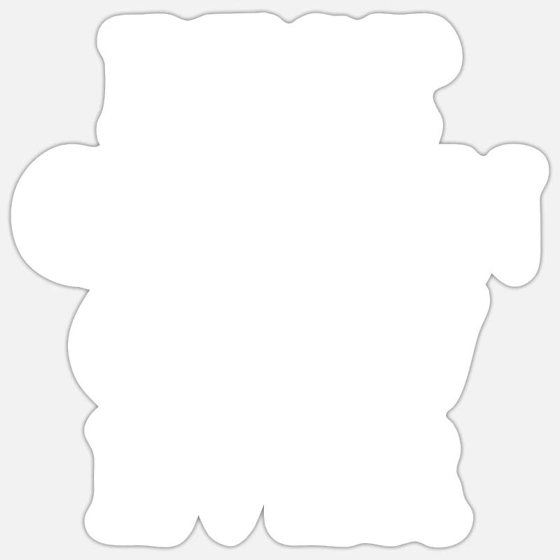 Best cousin crew ever - Sticker taille S (10 x 10 cm) - blanc mat