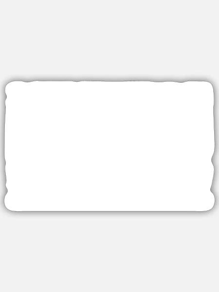 ich bleibe lieber daheim - Sticker Größe S (10 x 10 cm) - Mattweiß