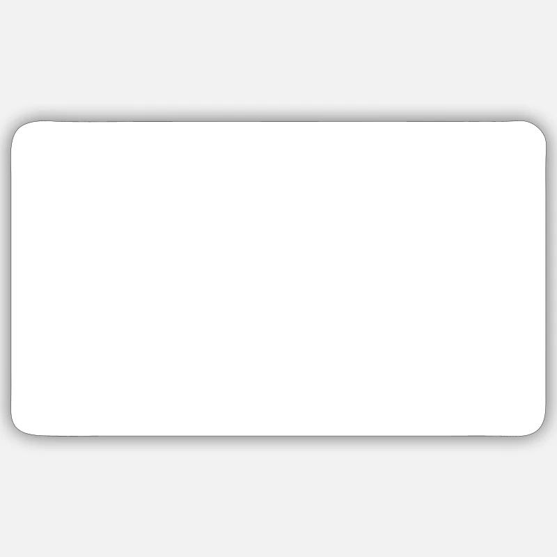 ich bin ängstlich - Sticker Größe S (10 x 10 cm) - Mattweiß