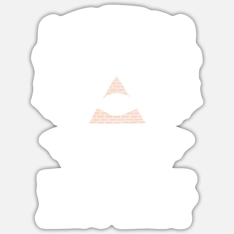 Hellseher Sterne - Sticker Größe S (10 x 10 cm) - Mattweiß