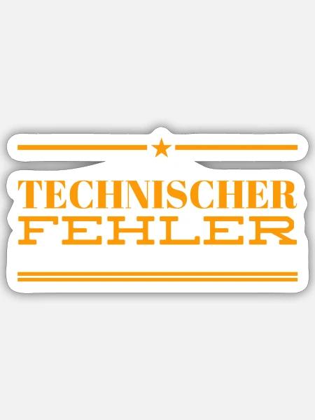 es geht nicht mehr - Sticker Größe S (10 x 10 cm) - Mattweiß