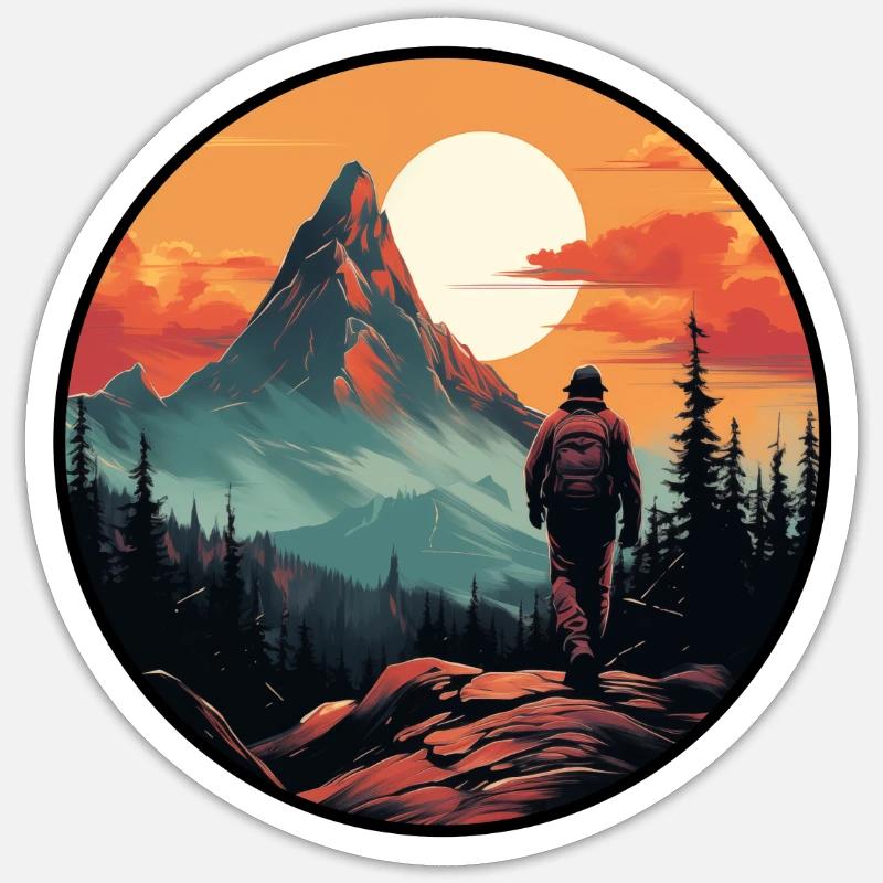 Wander Sticker size S (10 x 10 cm)