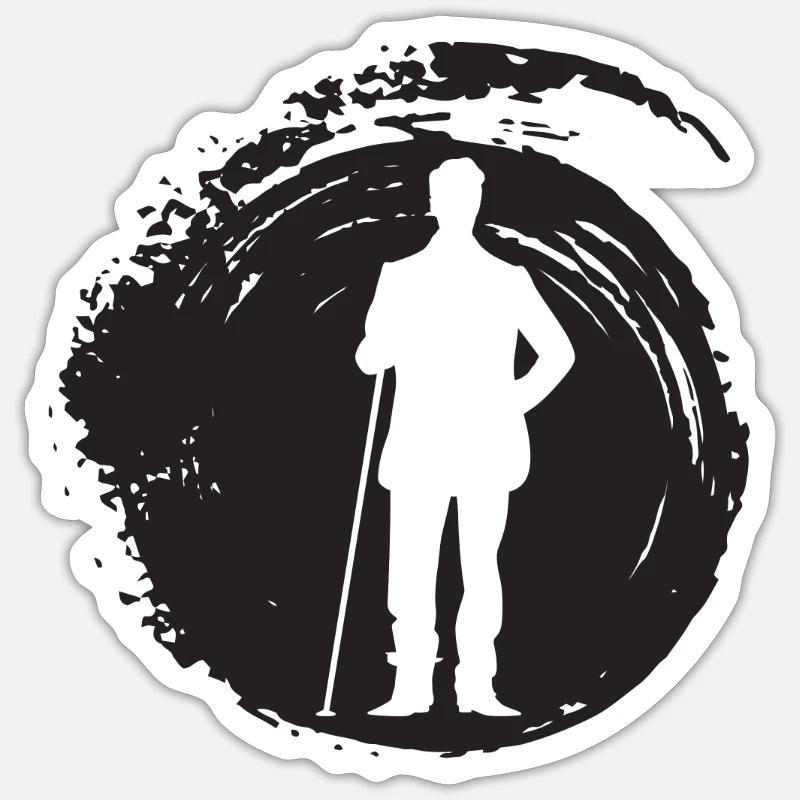 Billardkugel Billardkugel Billardkugel - Sticker Größe S (10 x 10 cm) - Mattweiß