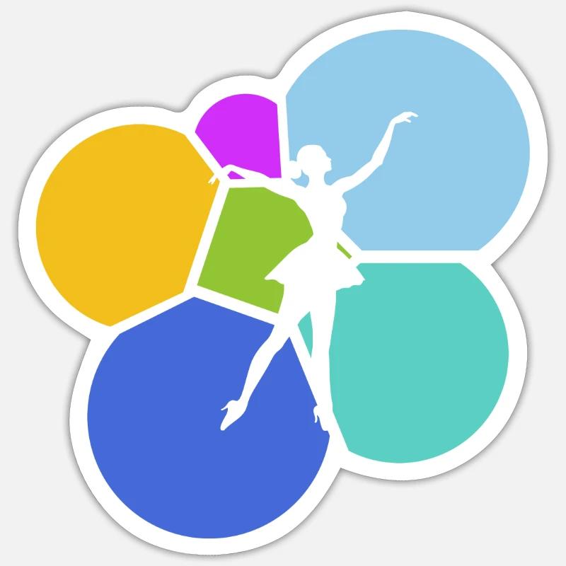 Ballet, Dancer, Opera, Ballet Sticker size S (10 x 10 cm)