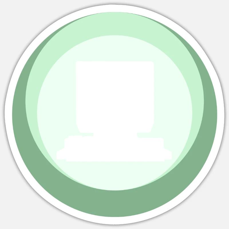 Computer Informatics Online - Sticker size S (10 x 10 cm) - white matte