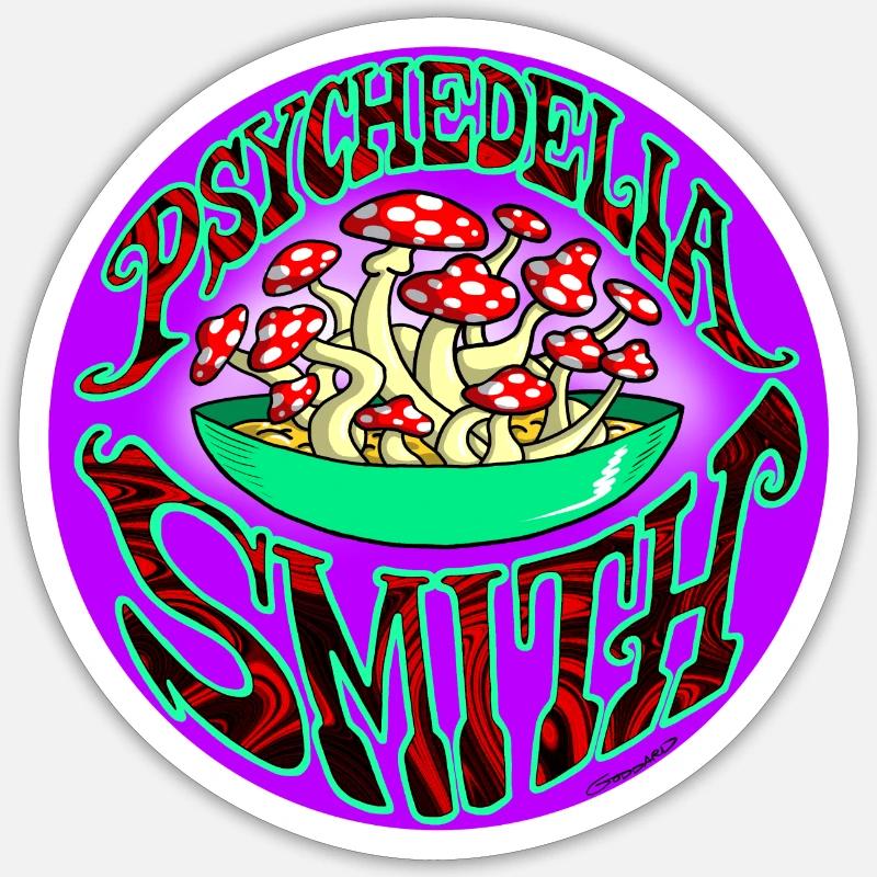 Psychedelia Smith Sticker size S (10 x 10 cm)