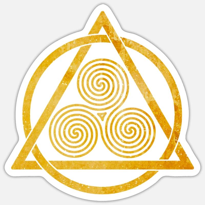Celtic Ornament - Sticker size S (10 x 10 cm) - white matte