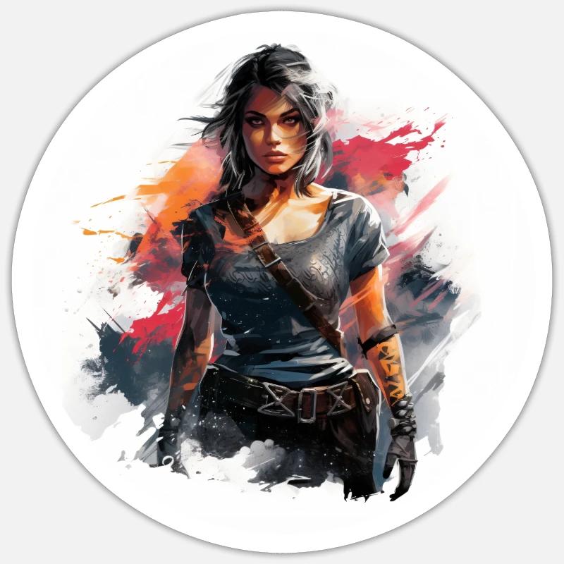 Determined Explorer Sticker size S (10 x 10 cm)