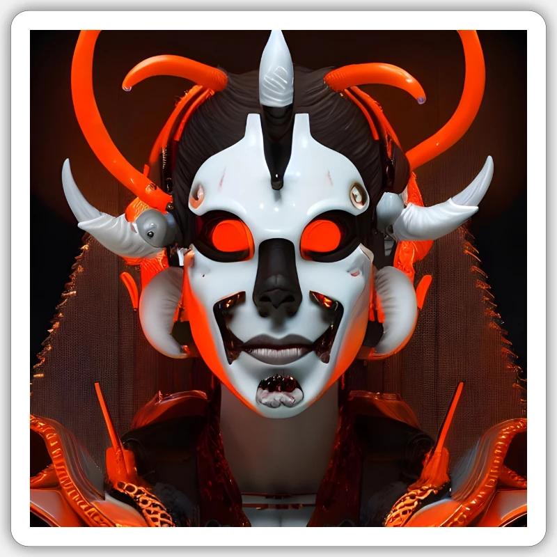 mad devil Sticker size S (10 x 10 cm)