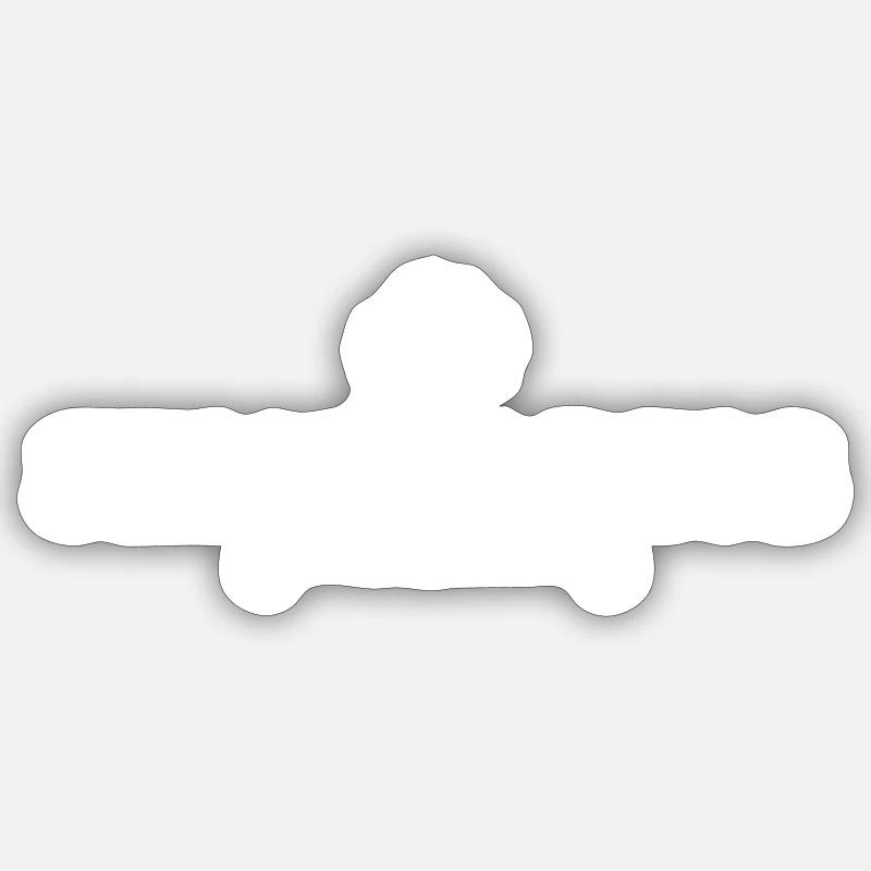 sei trotzig Sticker Größe S (10 x 10 cm)