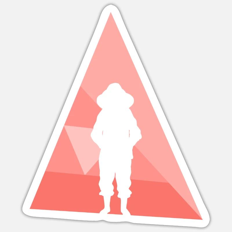 Beekeeper Bees Honey Bee - Sticker size S (10 x 10 cm) - white matte