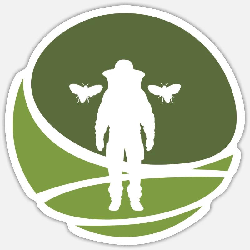 Beekeeping Nectar Nectar - Sticker size S (10 x 10 cm) - white matte
