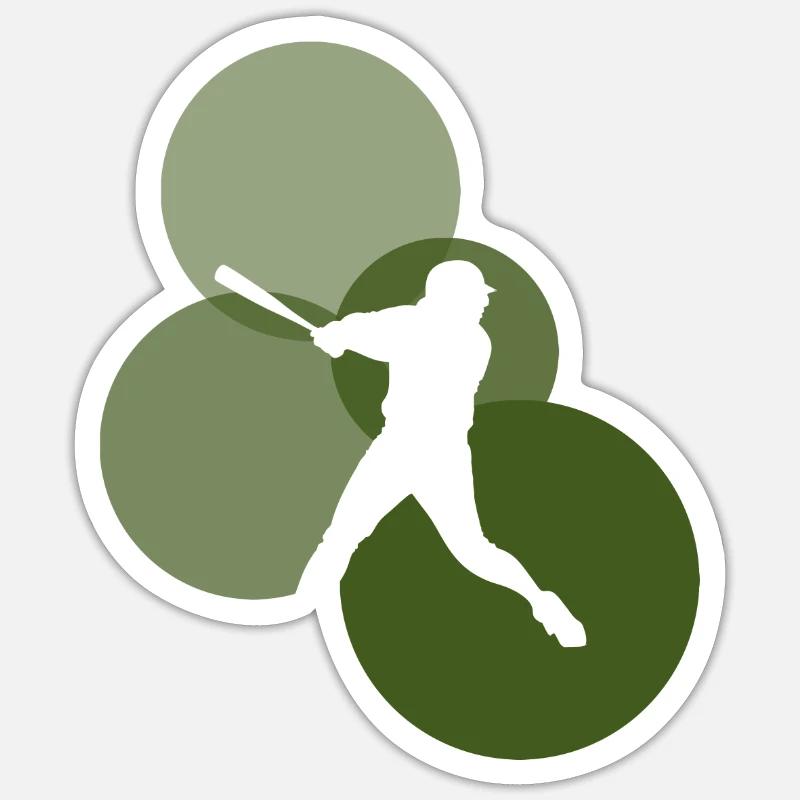 Pitcher Pitcher Baseball Sticker Größe S (10 x 10 cm)