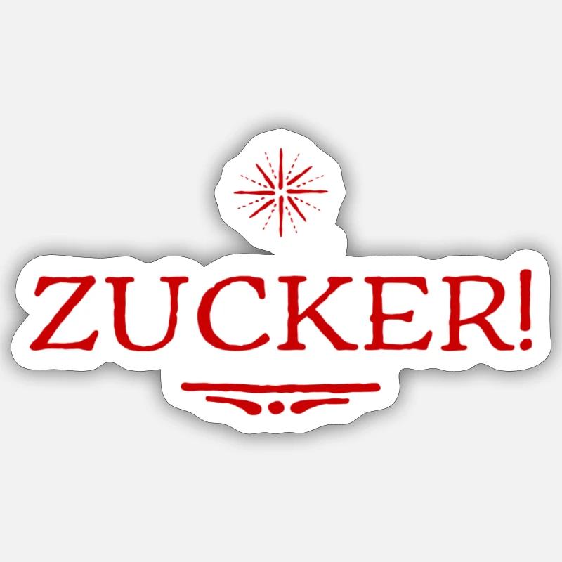 das ist mega - Sticker Größe S (10 x 10 cm) - Mattweiß