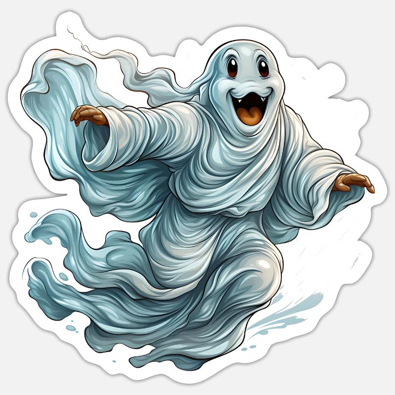 Guter Geist, oder böser Geist? Sticker Größe S (10 x 10 cm)