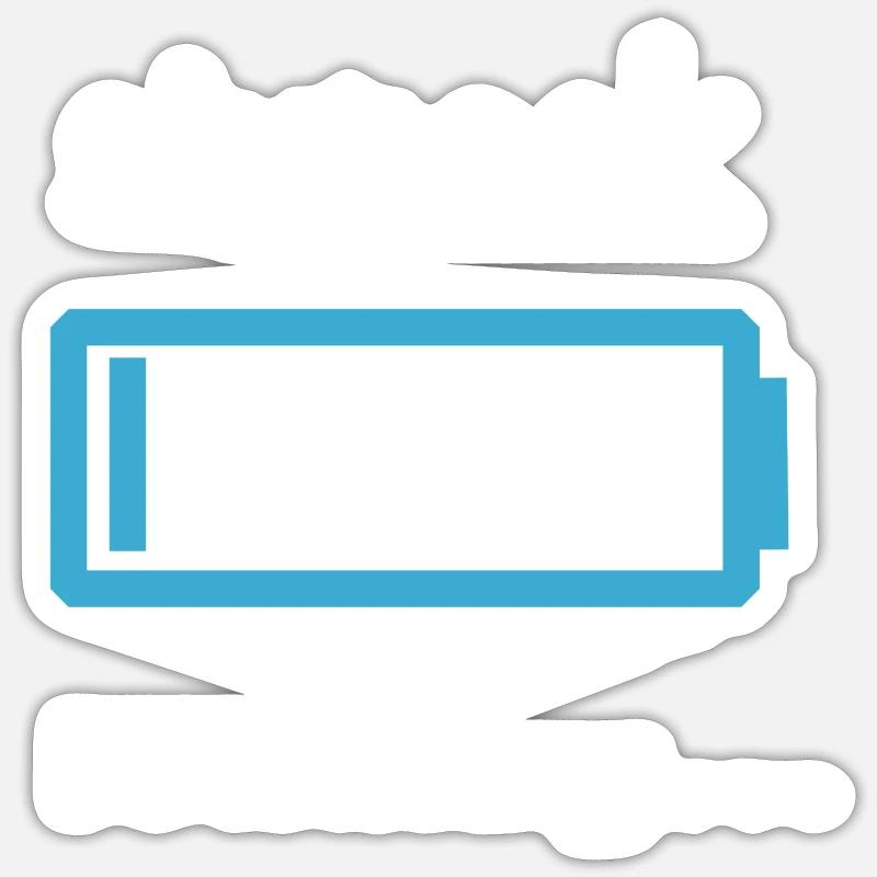 Six Pack Loading - Sticker size S (10 x 10 cm) - white matte