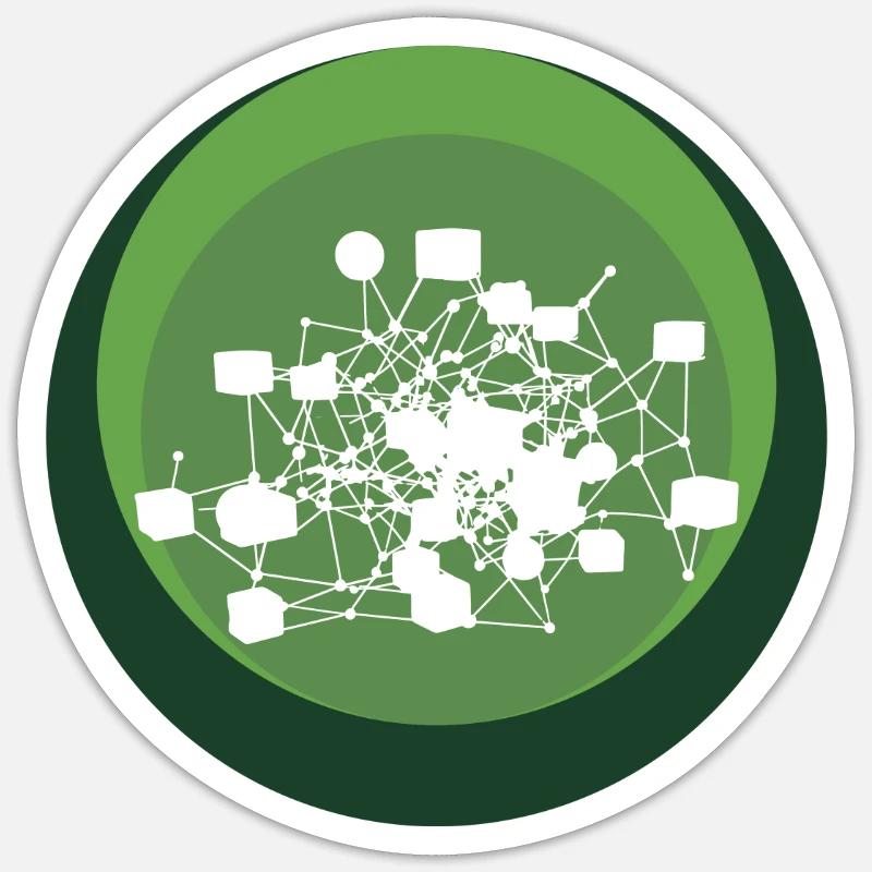 Cryptocurrency Crypto Cryptocurrency - Sticker size S (10 x 10 cm) - white matte
